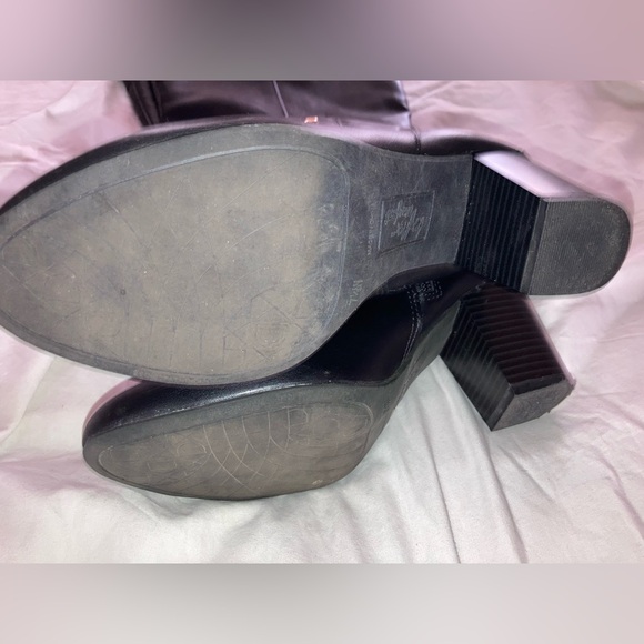 Dexflex Comfort Knee High Black Boots 7 1/2 Wide - Picture 8 of 17